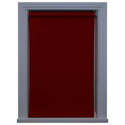 Bloc Made to Measure Fabric Changer Blackout Roller Blind Electric Crimson